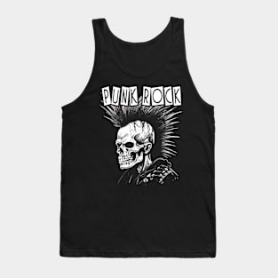 Punk Rock Skull Tank Top